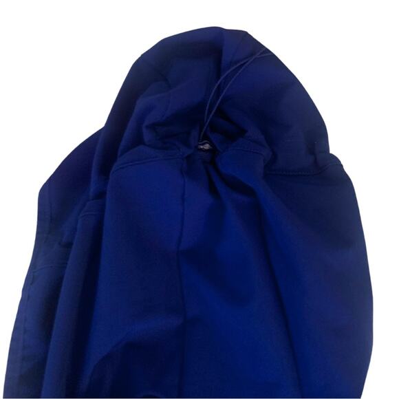 Adidas Energy Running Jacket Royal Blue Size Large Wind Resistant Hoodie Active - Picture 12 of 14